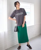 【エニー/ANY】の【洗濯機可/ウエストゴム】カットジョーゼットタイトスカート グリーン|ID: prp329100004275446 ipo3291000000033682718