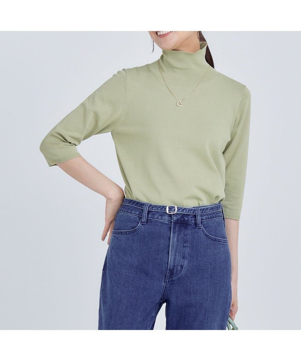 【組曲/KUMIKYOKU】の【6色展開・UVケア】モダンタートルニット インテリア・キッズ・メンズ・レディースファッション・服の通販 founy(ファニー) ファッション Fashion レディースファッション Fashion for Women トップス・カットソー Cut & Sew Tops ニット Knit Tops & Sweaters アンサンブル Ensemble Set インナー Innerwear 秋 Autumn コンパクト Compact, Small Size シンプル Simple, Minimal ストレッチ Stretch, Stretchy Fabric セーター Sweater, Knitwear タートル Turtleneck, Turtle Collar タートルネック Turtleneck, High Neck チャーム Charm, Pendant ハイネック High Neck, Mock Neck フィット Fit, Slim Fit モダン Modern, Contemporary A/W・秋冬 Autumn/Winter エレガント 上品 Elegant ピスタチオ系|ID: prp329100004275461 ipo3291000000034556266