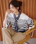 【23区/NIJYUSANKU】の【洗える】Armor-lux ベルスリーブボーダー カットソー オフ×ダークネイビー|ID: prp329100004275498 ipo3291000000031971316