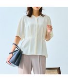 【エニィ スィス/any SiS】の【接触冷感・UVカット・速乾】コンフォートビューティサテン ブラウス アイボリー系|ID: prp329100004275508 ipo3291000000031990806