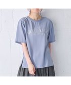 【エニィファム/any FAM】の【WEB限定/UVカット/吸水速乾/接触冷感】ジョーゼットロゴ半袖Tシャツ 人気、トレンドファッション・服の通販 founy(ファニー) ファッション Fashion レディースファッション Fashion for Women トップス・カットソー Cut & Sew Tops シャツ・ブラウス・オフィスカジュアル Elegant Blouses & Button-Ups ロングTシャツ・Tシャツ Longline T-Shirts & Tees カットソー・ベーシックTシャツ Cut-and-Sewn Tops / Stretch Tees & Basics おすすめ Recommended / Our Picks インナー Innerwear カットソー Cut and Sewn Top ジャケット Jacket, Outerwear ジョーゼット Georgette, Semi-Sheer Fabric ストレッチ Stretch, Stretchy Fabric デニム Denim, Jeans Material プリント Print, Printed Pattern 再入荷 Restock / Back in Stock 半袖 Short Sleeve, Half Sleeve 吸水 Absorbent, Quick-Dry 夏 Summer 春 Spring S/S・春夏 SS, Spring/Summer, Warm Season thumbnail ブルー|ID: prp329100004275523 ipo3291000000033385391