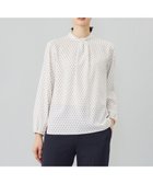 【ジェイ プレス/J.PRESS】の【洗える】ジオメトリックプリント ブラウス オフプリント系|ID: prp329100004275538 ipo3291000000032686533