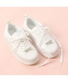 【モード エ ジャコモ/MODE ET JACOMO】のnoyau ビジュー付き厚底レースアップスニーカー ホワイト|ID: prp329100004275557 ipo3291000000031809313
