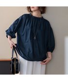 【23区/NIJYUSANKU】の【新色追加/洗える】クリアトリコットジャージー ギャザーデザイン カットソー グレイッシュブルー|ID: prp329100004275586 ipo3291000000036287549