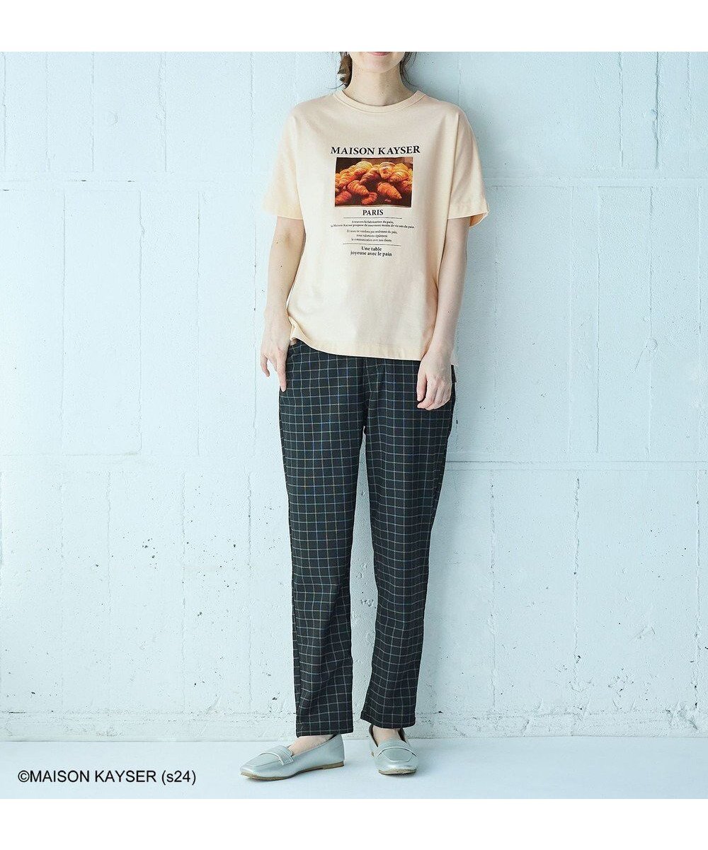 【エニィファム/any FAM】の【大好評につき新色登場!/洗濯機可能/ストレッチ/UVカット】大人の7daysデイリーパンツ インテリア・キッズ・メンズ・レディースファッション・服の通販 founy(ファニー) 　ファッション　Fashion　レディースファッション　Fashion for Women　パンツ　Pants & Trousers　おすすめ　Recommended / Our Picks　カットソー　Cut and Sewn Top　ストレッチ　Stretch, Stretchy Fabric　チュニック　Tunic, Long Top　リラックス　Relax, Relaxed Fit　夏　Summer　春　Spring　S/S・春夏　SS, Spring/Summer, Warm Season　ビジネス 仕事 通勤　Business / Work / Commuting　クロ×ホワイトチェック|ID: prp329100004275589 ipo3291000000033631977