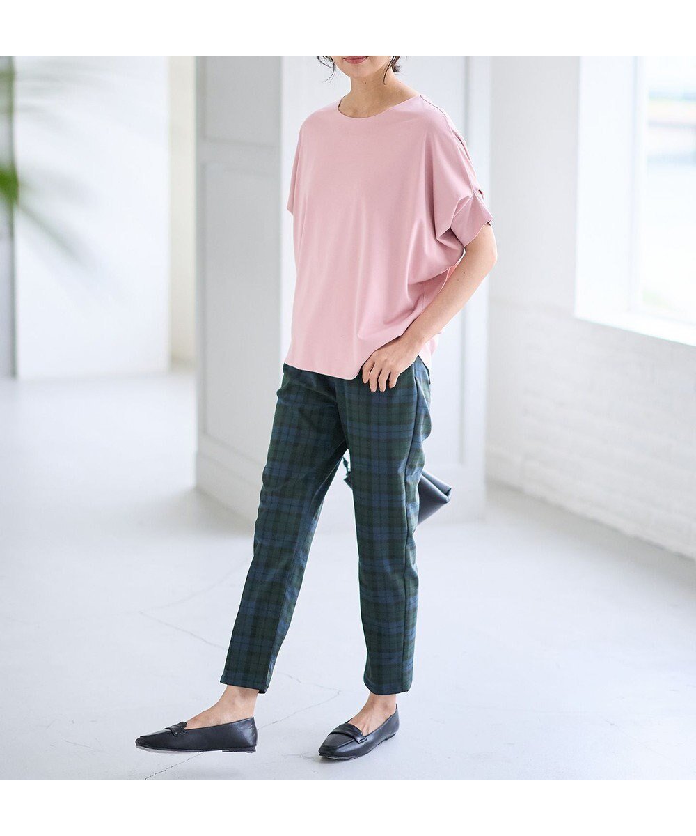 【エニー/ANY】の【大好評につき新色登場!/洗濯機可能/ストレッチ/UVカット】大人の7daysデイリーパンツ インテリア・キッズ・メンズ・レディースファッション・服の通販 founy(ファニー) ファッション Fashion レディースファッション Fashion for Women パンツ Pants & Trousers おすすめ Recommended / Our Picks カットソー Cut and Sewn Top ストレッチ Stretch, Stretchy Fabric チュニック Tunic, Long Top リラックス Relax, Relaxed Fit 夏 Summer 春 Spring S/S・春夏 SS, Spring/Summer, Warm Season ビジネス 仕事 通勤 Business / Work / Commuting ネイビーチェック|ID: prp329100004275589 ipo3291000000034221067