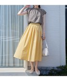 【エニィファム/any FAM】の【大好評につき新色追加!/洗濯機可/ウエストゴム/撥水】シャンブレーライクフレアスカート イエロー|ID: prp329100004275718 ipo3291000000031964848