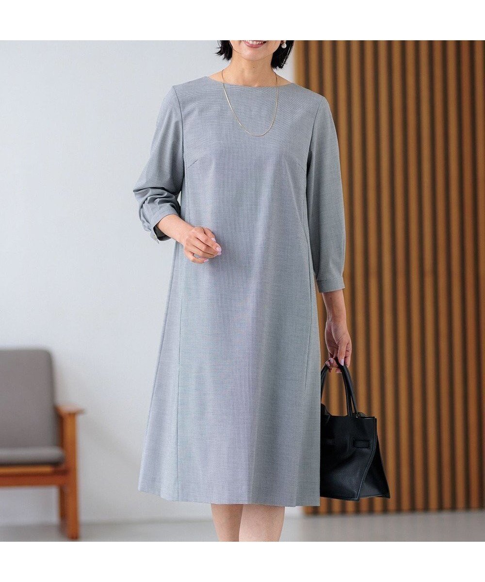 【23区/NIJYUSANKU】の【洗える】TRハウンドトゥース ワンピース 人気、トレンドファッション・服の通販 founy(ファニー) 　ファッション　Fashion　レディースファッション　WOMEN　ワンピース　Dress　春　Spring　洗える　Washable　ジャケット　Jacket　ストレッチ　Stretch　ハウンドトゥース　Houndstooth　フォーマル　Formal　プリーツ　Pleats　ボックス　Box　ミックス　Mix　S/S・春夏　Ss・Spring/Summer　夏　Summer　2024年　2024　エレガント 上品　Elegant　2024-2025秋冬・A/W　Aw/Autumn/Winter/Fw/Fall/2024-2025　 other-1|ID: prp329100004275744 ipo3291000000032139120