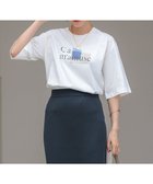 【23区/NIJYUSANKU】の【洗える】Ca mamuse ロゴ TEE 人気、トレンドファッション・服の通販 founy(ファニー) ファッション Fashion レディースファッション WOMEN トップス・カットソー Tops/Tshirt シャツ/ブラウス Shirts/Blouses ロング / Tシャツ T-Shirts カットソー Cut and Sewn 2024年 2024 2024-2025秋冬・A/W Aw/Autumn/Winter/Fw/Fall/2024-2025 インナー Inner カットソー Cut And Sew グラフィック Graphic スリット Slit プリント Print ボトム Bottom モチーフ Motif 洗える Washable A/W・秋冬 Aw・Autumn/Winter・Fw・Fall-Winter thumbnail ホワイト系|ID: prp329100004275756 ipo3291000000032136946
