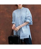 【23区/NIJYUSANKU】の【洗える】CANCLINI ボリュームデザイン ブラウス 人気、トレンドファッション・服の通販 founy(ファニー) ファッション Fashion レディースファッション Fashion for Women トップス・カットソー Cut & Sew Tops シャツ・ブラウス・オフィスカジュアル Elegant Blouses & Button-Ups イタリア Italy インポート Imported Fashion 洗える Machine Washable クラシック Classic, Timeless Style ストライプ Stripe, Striped Pattern チュニック Tunic, Long Top ツイル Twist, Twisted Detail デニム Denim, Jeans Material トレンド Trend, Trending Now 定番 Standard, Basic Item ベーシック Basic, Essential メンズ Men's, Menswear 無地 Plain, Solid Color ワイド Wide, Wide Fit A/W・秋冬 Autumn/Winter 2024年 2024 エレガント 上品 Elegant 2024-2025秋冬・A/W Autumn/Winter 2024–25 AW24–25 thumbnail ブルーストライプ|ID: prp329100004275761 ipo3291000000033640263