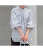 【23区/NIJYUSANKU】の【洗える】CANCLINI ボリュームデザイン ブラウス 人気、トレンドファッション・服の通販 founy(ファニー) ファッション Fashion レディースファッション Fashion for Women トップス・カットソー Cut & Sew Tops シャツ・ブラウス・オフィスカジュアル Elegant Blouses & Button-Ups イタリア Italy インポート Imported Fashion 洗える Machine Washable クラシック Classic, Timeless Style ストライプ Stripe, Striped Pattern チュニック Tunic, Long Top ツイル Twist, Twisted Detail デニム Denim, Jeans Material トレンド Trend, Trending Now 定番 Standard, Basic Item ベーシック Basic, Essential メンズ Men's, Menswear 無地 Plain, Solid Color ワイド Wide, Wide Fit A/W・秋冬 Autumn/Winter 2024年 2024 エレガント 上品 Elegant 2024-2025秋冬・A/W Autumn/Winter 2024–25 AW24–25 thumbnail ダークブラウンストライプ|ID: prp329100004275761 ipo3291000000033640264