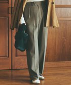【23区/NIJYUSANKU】の【洗える】ドライ2WAYストレッチ チェック ワイドパンツ ダークブラウン系|ID: prp329100004275767 ipo3291000000033577985