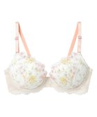 【ウンナナクール/une nana cool】のAccent flower バックスタイルまでかわいい 3/4カップブラジャー BE|ID: prp329100004275797 ipo3291000000032541744