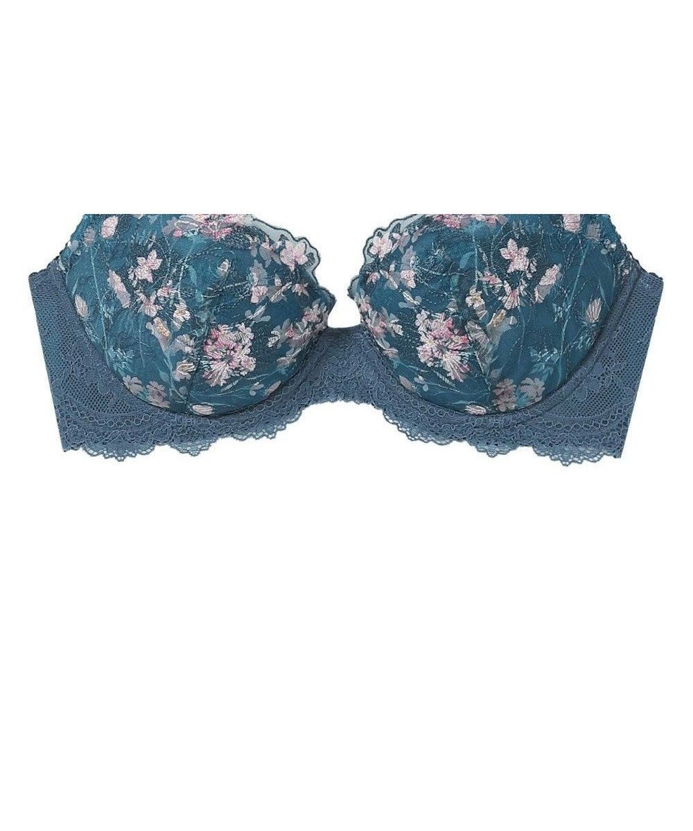 【ウンナナクール/une nana cool】のAccent flower バックスタイルまでかわいい 3/4カップブラジャー インテリア・キッズ・メンズ・レディースファッション・服の通販 founy(ファニー) 　ファッション　Fashion　レディースファッション　Ladies' Fashion Online　バッグ　Bag　アンダー　Under　フィット　Fit　ブラジャー　Bra　プリント　Print　レース　Race　ワイヤー　Wire　GR|ID: prp329100004275797 ipo3291000000032541746