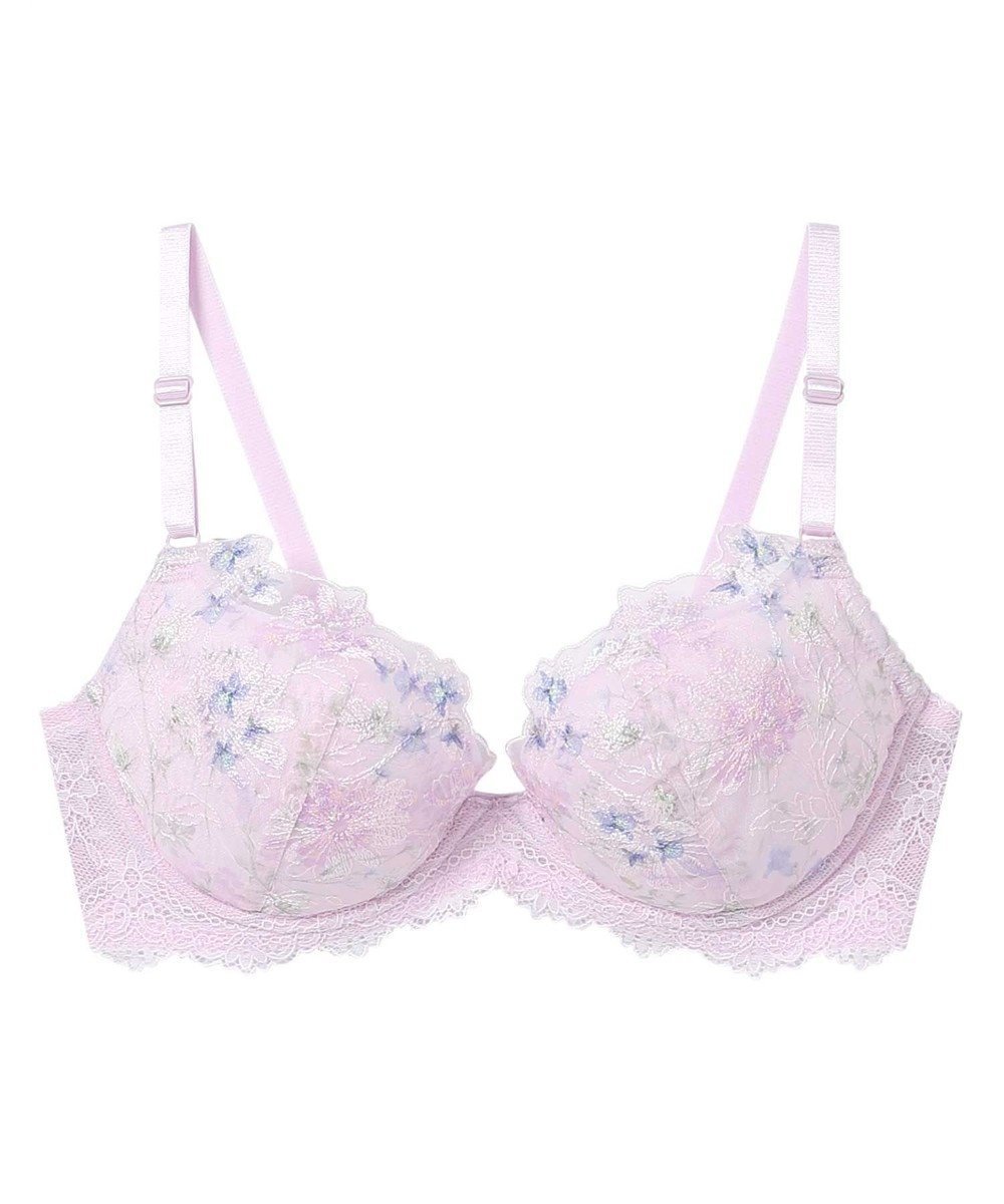 【ウンナナクール/une nana cool】のAccent flower バックスタイルまでかわいい 3/4カップブラジャー インテリア・キッズ・メンズ・レディースファッション・服の通販 founy(ファニー) 　ファッション　Fashion　レディースファッション　Ladies' Fashion Online　バッグ　Bag　アンダー　Under　フィット　Fit　ブラジャー　Bra　プリント　Print　レース　Race　ワイヤー　Wire　PI|ID: prp329100004275797 ipo3291000000032541749