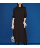 【23区/NIJYUSANKU】の【洗える】ヴィスコースストレッチ パフスリーブ ニットワンピース ダークブラウン系|ID: prp329100004275811 ipo3291000000029695712