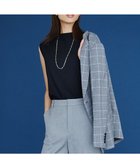 【23区/NIJYUSANKU】の【洗える】ヴィスコースストレッチ ノースリーブ プルオーバー ブラック系|ID: prp329100004275813 ipo3291000000032589440