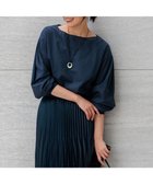 【23区/NIJYUSANKU】の【洗える】クリアトリコットジャージー ボートネック カットソー グレイッシュブルー|ID: prp329100004275821 ipo3291000000031976111