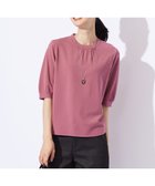 【ジェイ プレス/J.PRESS】の【洗える】レーヨンエリートストレッチ ギャザースリーブ ニット ローズピンク系|ID: prp329100004275877 ipo3291000000033684754