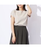 【ジェイ プレス/J.PRESS】の【洗える】レーヨンエリートストレッチ フレンチスリーブ ニット ベージュ系|ID: prp329100004275879 ipo3291000000032677422