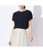 【ジェイ プレス/J.PRESS】の【洗える】レーヨンエリートストレッチ フレンチスリーブ ニット ネイビー系|ID: prp329100004275879 ipo3291000000032677423