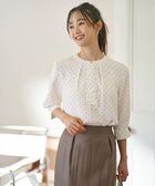 【エニィ スィス/any SiS】の【洗える】ラッフルボウ ブラウス オフベース|ID: prp329100004275901 ipo3291000000034355389