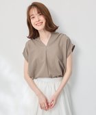 【エニィファム/any FAM】の【洗濯機可】ギャザーショートスリーブブラウス 人気、トレンドファッション・服の通販 founy(ファニー) ファッション Fashion レディースファッション Fashion for Women トップス・カットソー Cut & Sew Tops シャツ・ブラウス・オフィスカジュアル Elegant Blouses & Button-Ups ギャザー Gathered, Ruffled スキッパー Skipper, Open Collar 夏 Summer 春 Spring S/S・春夏 SS, Spring/Summer, Warm Season 洗える Machine Washable thumbnail モカ|ID: prp329100004275940 ipo3291000000033498983