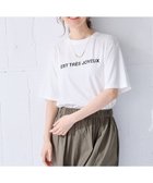 【エニィファム/any FAM】の【汗ジミ防止加工】シルケットスムース半袖ロゴTシャツ オフ|ID: prp329100004275944 ipo3291000000029696277