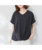 【エニィファム/any FAM】の【洗濯機可】カシュクールTシャツ ネイビーストライプ|ID: prp329100004275963 ipo3291000000029714826