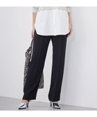 【アイシービー/iCB】の【洗える】ライトダブルクロス ストレートパンツ ブラック系|ID: prp329100004275996 ipo3291000000034377590