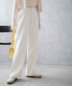 【ウィゴー/WEGO】の【新色追加/美脚/XS~Lサイズ展開】ストレートデニムパンツ ホワイト|ID: prp329100004276230 ipo3291000000031043672