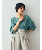 【イェッカ ヴェッカ/YECCA VECCA】の袖タックデザインブラウス Green|ID: prp329100004276251 ipo3291000000029864972