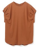 【アンフィーロ 自由区/UNFILO】の【接触冷感/シワになりにくい】BEAUTY FORM タックスリーブTシャツ ブラウン|ID: prp329100004276277 ipo3291000000031985228