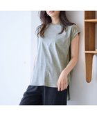 【エニィファム/any FAM】の【汗ジミ防止加工】シルケットスムースノースリーブプルオーバー トップグレー|ID: prp329100004276336 ipo3291000000031984120