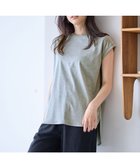 【エニィファム/any FAM】の【汗ジミ防止加工】シルケットスムースノースリーブプルオーバー トップグレー|ID: prp329100004276336 ipo3291000000032761693