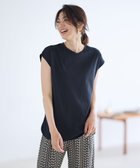 【エニー/ANY】の【汗ジミ防止加工】シルケットスムースノースリーブプルオーバー ブラック|ID: prp329100004276336 ipo3291000000034685642