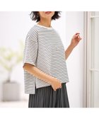 【エニィファム/any FAM】の【洗濯機可】フライスワイドTシャツ ボーダー|ID: prp329100004276458 ipo3291000000031969523