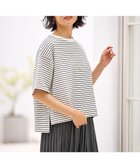 【エニー/ANY】の【洗濯機可】フライスワイドTシャツ ボーダー|ID: prp329100004276458 ipo3291000000034464269