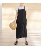 【エニィファム/any FAM】の【2SET/洗濯機可】フリルスリーブTシャツ×シャーリングキャミワンピースセット ブラック|ID: prp329100004276519 ipo3291000000032030066