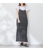 【エニィファム/any FAM】の【2SET/洗濯機可】フリルスリーブTシャツ×シャーリングキャミワンピースセット ブラックベース|ID: prp329100004276519 ipo3291000000032030068