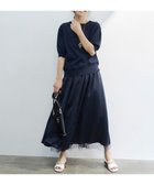 【自由区/JIYU-KU】の【WEB限定・マルチウェイ・洗える】リバーシブルスカートセットアップ ワンピース 人気、トレンドファッション・服の通販 founy(ファニー) ファッション Fashion レディースファッション Fashion for Women セットアップ Matching Sets スカート・ミニ/ミディ/マキシ Skirts / Mini, Midi & Maxi Skirts カーディガン Cardigan, Knitwear サテン Satin, Glossy Fabric シンプル Simple, Minimal セットアップ Set-Up, Coordinated Outfit チュール Tulip, Tulip Motif ドレープ Drape, Draping Fabric パール Pearl, Pearl Accent ミックス Mix, Mixed Style リバーシブル Reversible, Two-Sided エレガント 上品 Elegant 夏 Summer 春 Spring S/S・春夏 SS, Spring/Summer, Warm Season 洗える Machine Washable thumbnail ネイビー|ID: prp329100004276584 ipo3291000000034556313