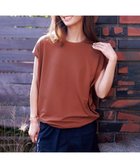 【アンフィーロ 自由区/UNFILO】の【接触冷感/シワになりにくい】BEAUTY FORM フレンチスリーブTシャツ ブラウン|ID: prp329100004276621 ipo3291000000029718607