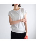 【アンフィーロ 自由区/UNFILO】の【接触冷感/シワになりにくい】BEAUTY FORM フレンチスリーブTシャツ オフ|ID: prp329100004276621 ipo3291000000031962606
