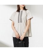 【ジェイ プレス/J.PRESS】のエンブロイダリージャージー カットソー ライトグレー系|ID: prp329100004276819 ipo3291000000034251640