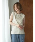 【イェッカ ヴェッカ/YECCA VECCA】のコットンスムースノースリーブトップス Beige|ID: prp329100004276822 ipo3291000000029865108