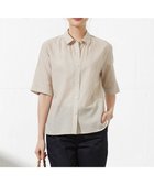 【ジェイ プレス/J.PRESS】の【洗える】ウォッシャブルストライプ シャツカラー ブラウス ベージュ系1|ID: prp329100004276882 ipo3291000000033689696