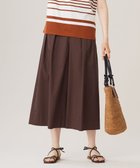 【自由区/JIYU-KU】の【カタログ掲載・洗える】タックガウチョ パンツ ブラウン|ID: prp329100004276906 ipo3291000000030983530