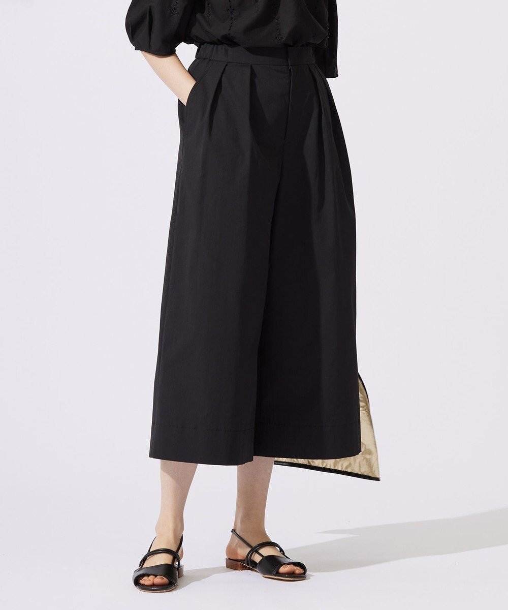 【自由区/JIYU-KU】の【カタログ掲載・洗える】タックガウチョ パンツ インテリア・キッズ・メンズ・レディースファッション・服の通販 founy(ファニー)  ファッション Fashion レディースファッション Fashion for Women パンツ Pants & Trousers ガウチョパンツ Gaucho Pants, Culottes シンプル Simple, Minimal フロント Front, Front Design 夏 Summer 春 Spring S/S・春夏 SS, Spring/Summer, Warm Season 洗える Machine Washable ブラック|ID: prp329100004276906 ipo3291000000034398389