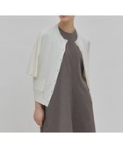 【ベイジ,/BEIGE,】の【洗える】VALOIS / 半袖カーディガン Ecru|ID: prp329100004276976 ipo3291000000031975524