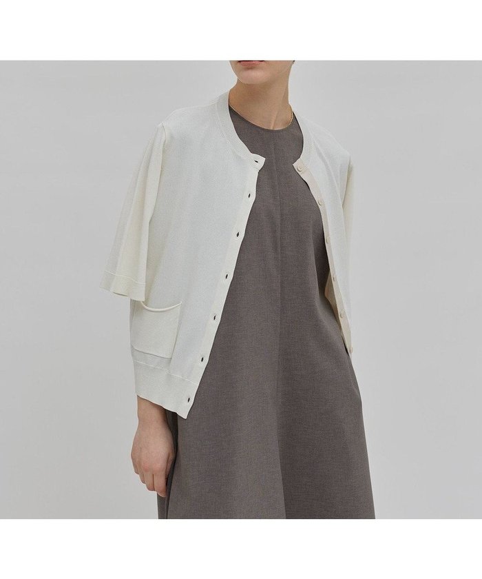 【ベイジ,/BEIGE,】の【洗える】VALOIS / 半袖カーディガン インテリア・キッズ・メンズ・レディースファッション・服の通販 founy(ファニー) https://founy.com/ ファッション Fashion レディースファッション Fashion for Women トップス・カットソー Cut & Sew Tops カーディガン・羽織り Layered Style Cardigans カーディガン Cardigan, Knitwear ノースリーブ Sleeveless, No-Sleeve ミドル Middle Length, Mid Height 人気 Popular, Best Seller ビジネス 仕事 通勤 Business / Work / Commuting 半袖 Short Sleeve, Half Sleeve 吸水 Absorbent, Quick-Dry 夏 Summer S/S・春夏 SS, Spring/Summer, Warm Season 洗える Machine Washable A/W・秋冬 Autumn/Winter |ID: prp329100004276976 ipo3291000000033688274